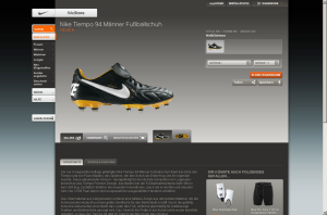 Der NikeStore mit dem Nike Tiempo 94 Der NikeStore mit dem Nike Tiempo 94