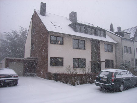 veritabler Schneesturm am 20. Dezember