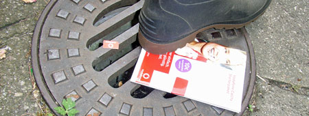 Vodafone in den Gulli treten