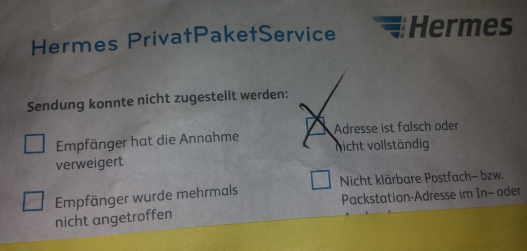 Hermes Paket Zugestellt Aber Nicht Da